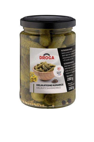 Droga konzervirana zelenjava 280 g do 1000 g Akcija v trgovini Tuš