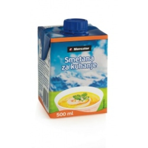 Smetana za kuhanje Mercator 500 ml - Akcija v trgovini Mercator
