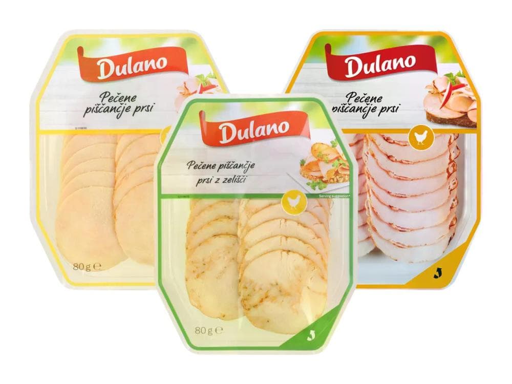 Dulano Piščančje prsi 80 g Akcija v trgovini Lidl