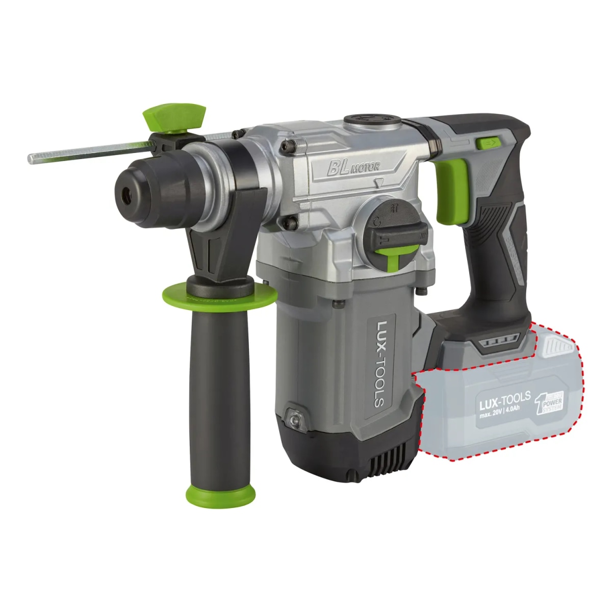 Akumulatorsko dletasto kladivo Lux-Tools - Akcija v trgovini Obi
