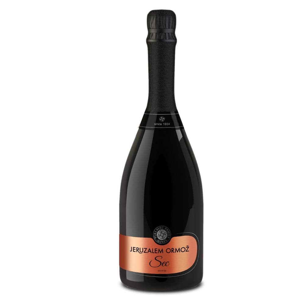 Peneče vino Sec Jeruzalem Ormož 0,75 l Puklavec Family Wines Akcija v trgovini Mercator