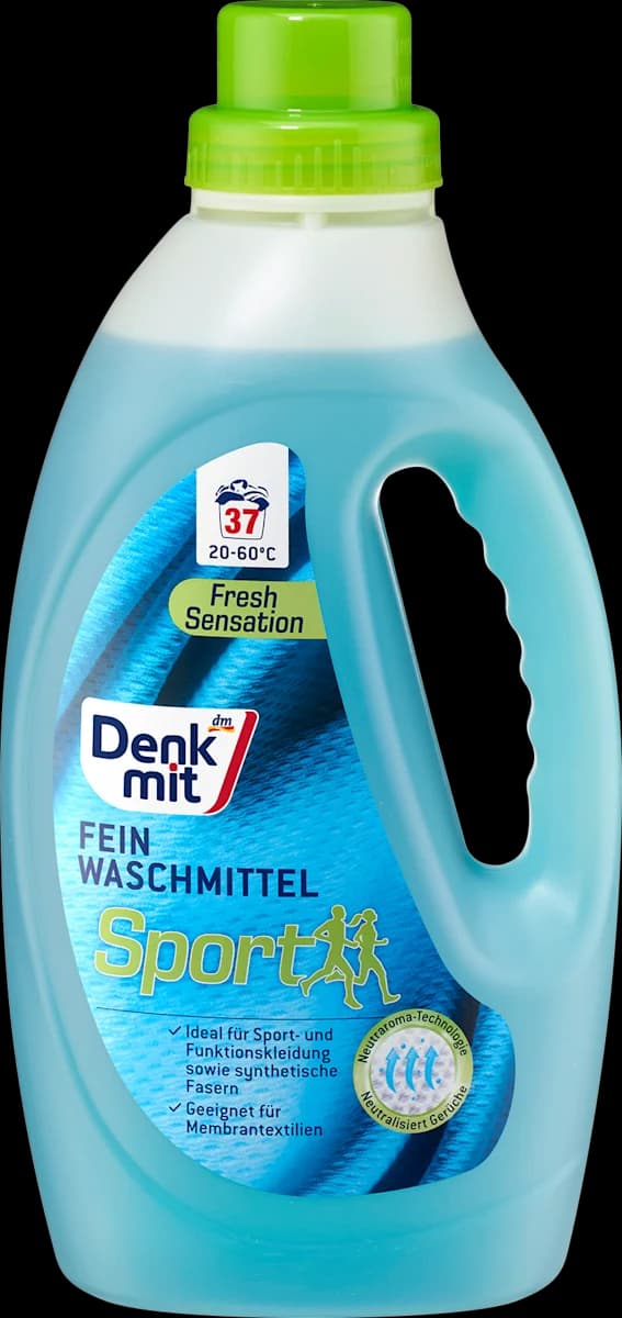 Denkmit Fresh Sensation tekoči detergent za pranje športnih oblačil 35 pranj Akcija v trgovini Dm