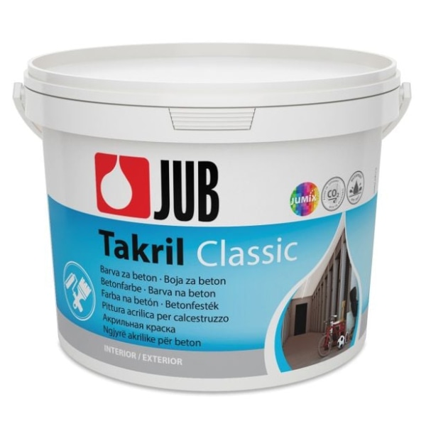 Barva za beton Jub Takril Sivi 5 L - Akcija v trgovini Merkur