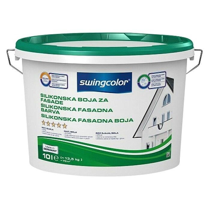 Silikonska fasadna barva 10 l swingcolor - Akcija v trgovini Bauhaus