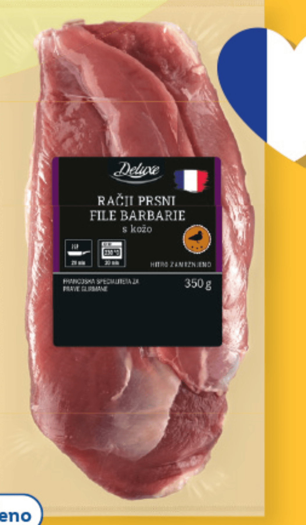 Francoski račji prsni file „Barbarie” 350 g - Akcija v trgovini Lidl