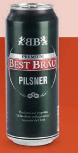 Best Bräu pivo premium pilsner 500 ml Akcija v trgovini Eurospin