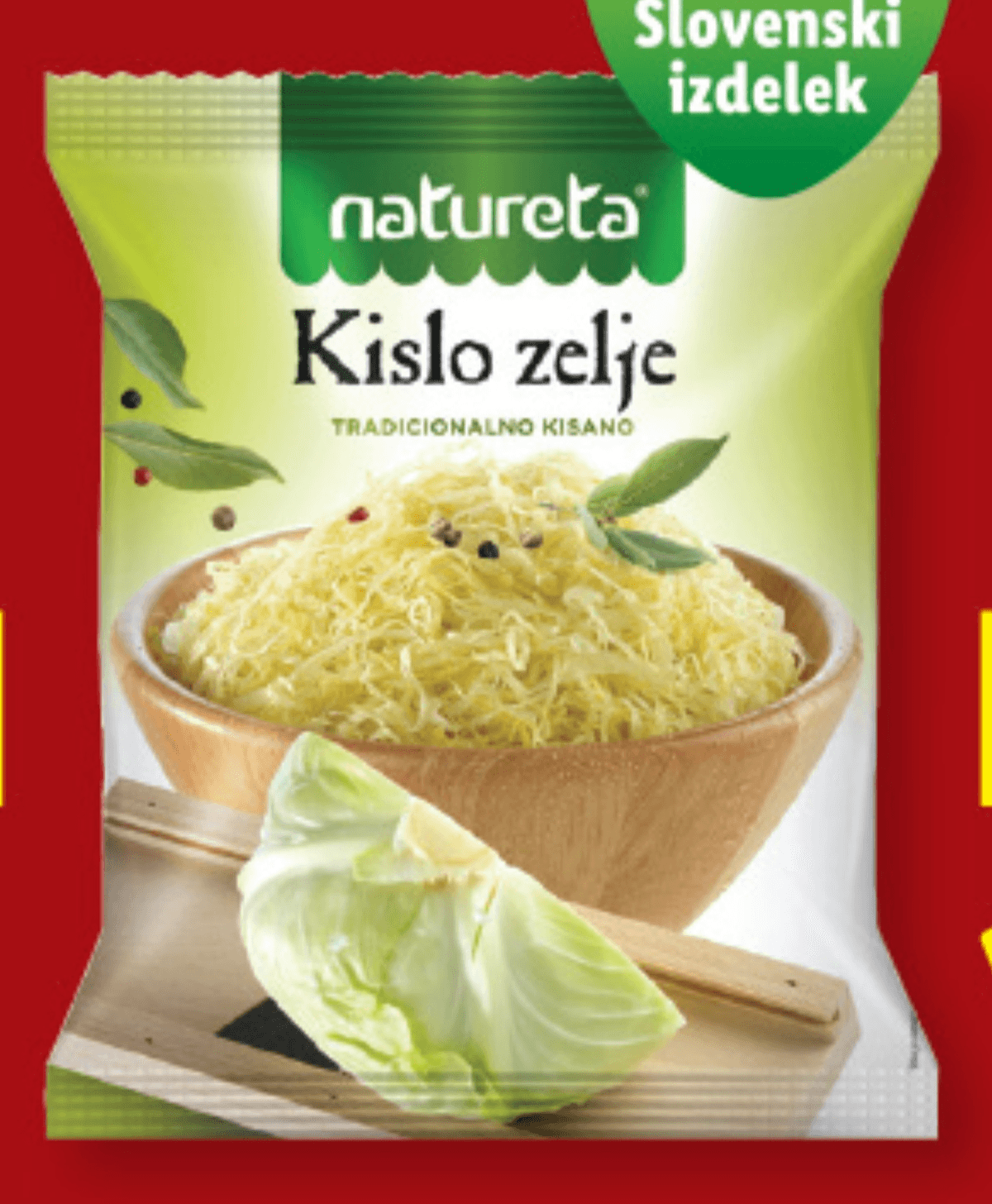 KISLO ZELJE 500 g NATURETA - Akcija v trgovini Tuš