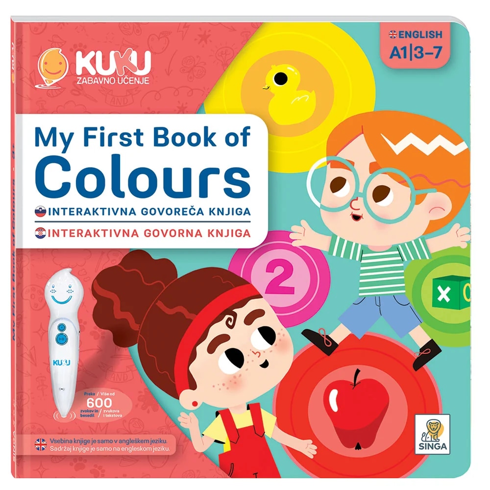 Interaktivna knjiga My First Book of Colours Akcija v trgovini Mueller