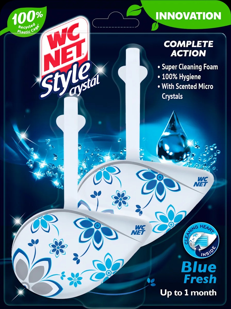 WC NET Style crystal wc obešanka 2 kosa Akcija v trgovini Lidl