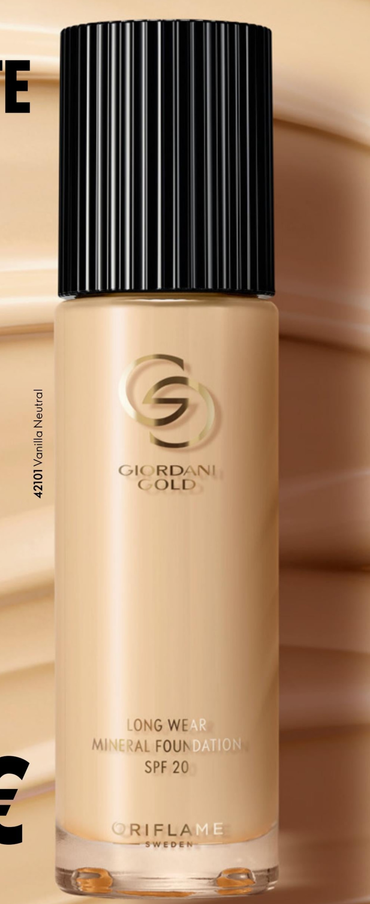 Oriflame Giordani Gold Long Wear Mineral Foundation SPF 20 - Vanilla Neutral 30 ml - Akcija v trgovini Oriflame