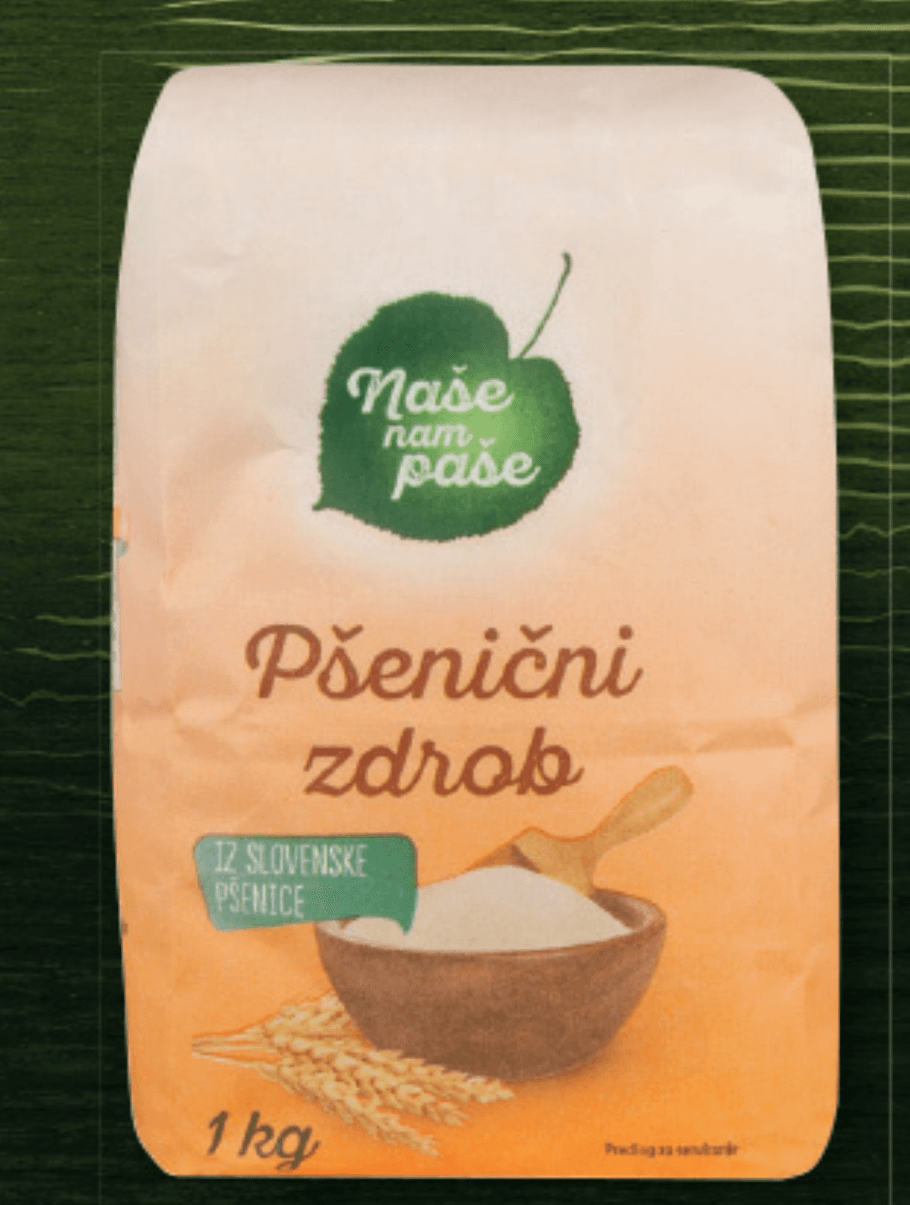 Pšenični zdrob 1 kg Naše nam paše Akcija v trgovini Lidl