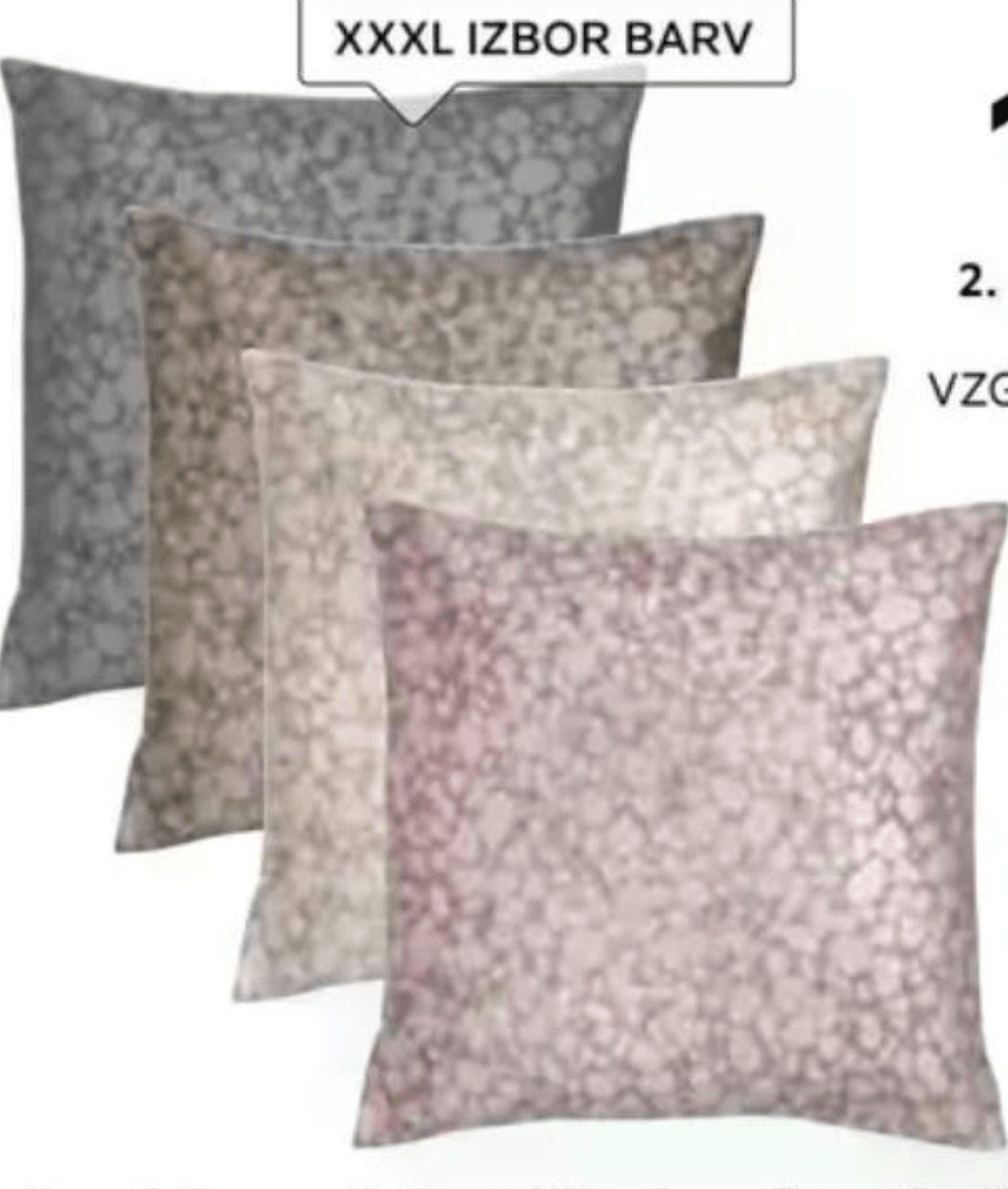 Prevleka za dekorativni vzglavnik „LEO" 50 X 50 cm novel - Akcija v trgovini Lesnina