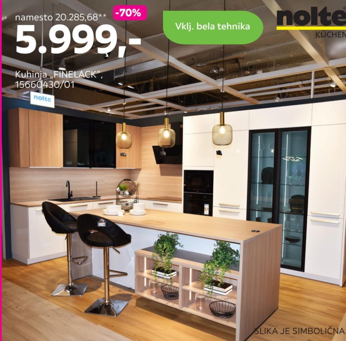 Kuhinja FINELACK nolte KÜCHEN - Akcija v trgovini Mömax