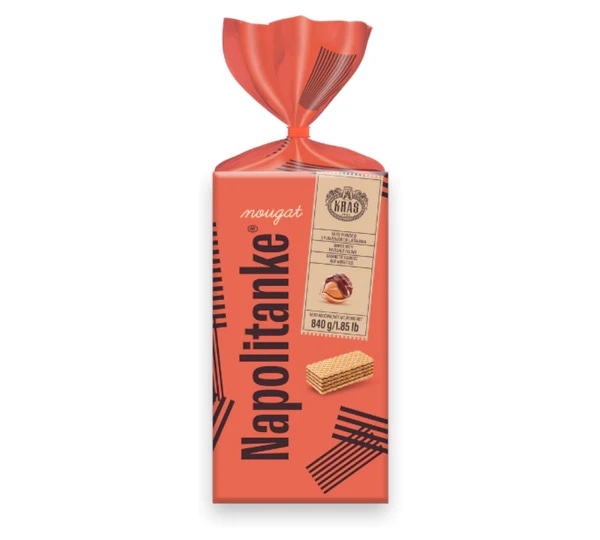 Napolitanke Kraš 840 g - Akcija v trgovini Mercator