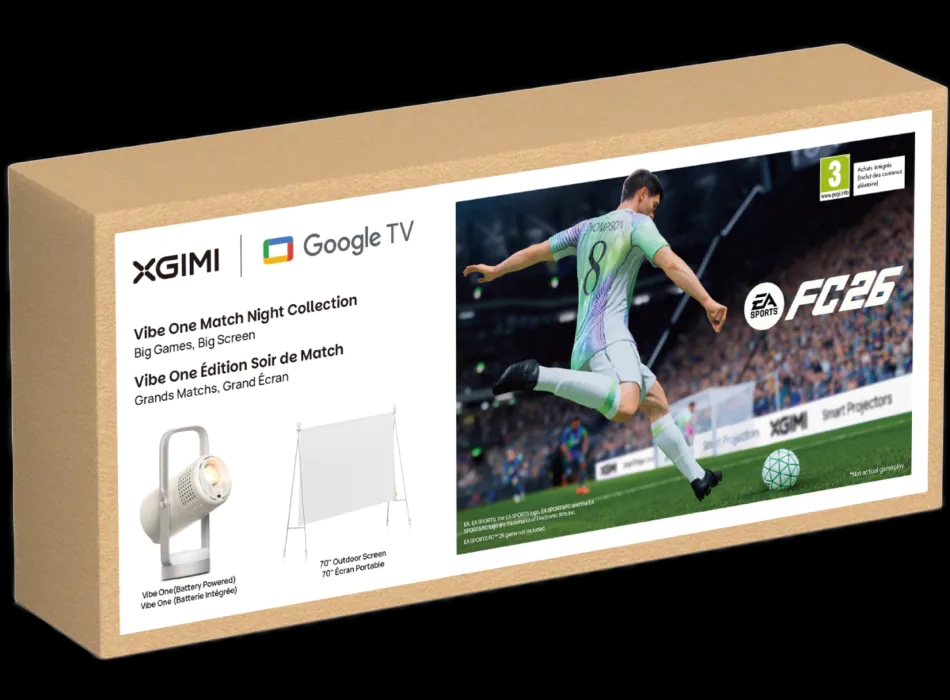 Xgimi Vibe One Match Night komplet Akcija v trgovini Harvey Norman