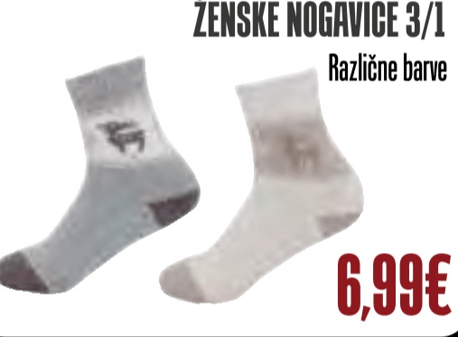 Ženske nogavice 3/1 - Akcija v trgovini Jager