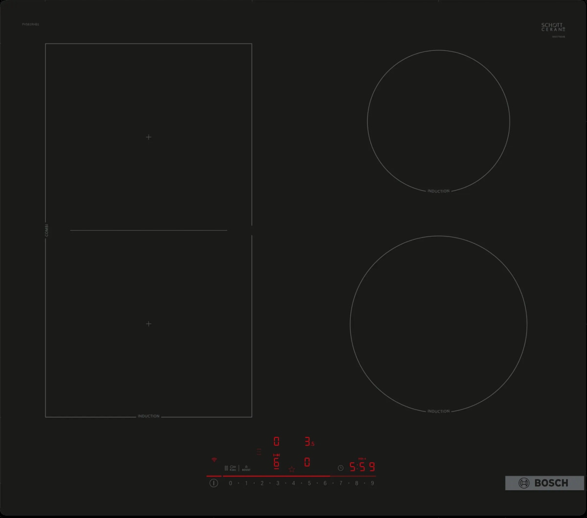 Indukcijska plošča Bosch PVS61RHB1E - Akcija v trgovini Merkur