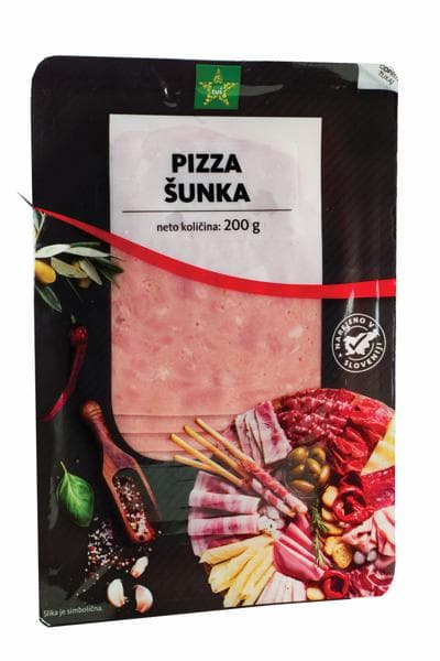 Narezek pizza šunka 200 g Akcija v trgovini Tuš