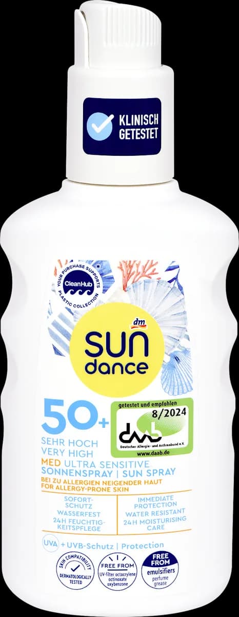 sundance Sensitiv sprej za zaščito pred soncem 200 ml Akcija v trgovini Dm