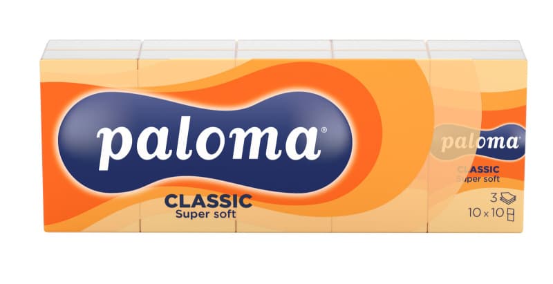Papirnati robčki Paloma 10 x 10 Akcija v trgovini Mercator