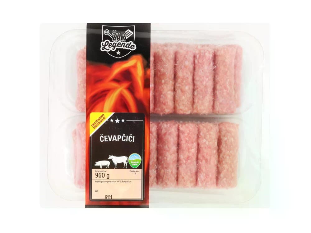 Sveži šiš čevapčiči 480 g Žar legende Akcija v trgovini Lidl