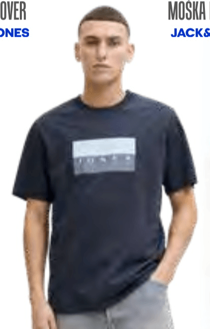 Moška majica JACK&JONES - Akcija v trgovini Jager