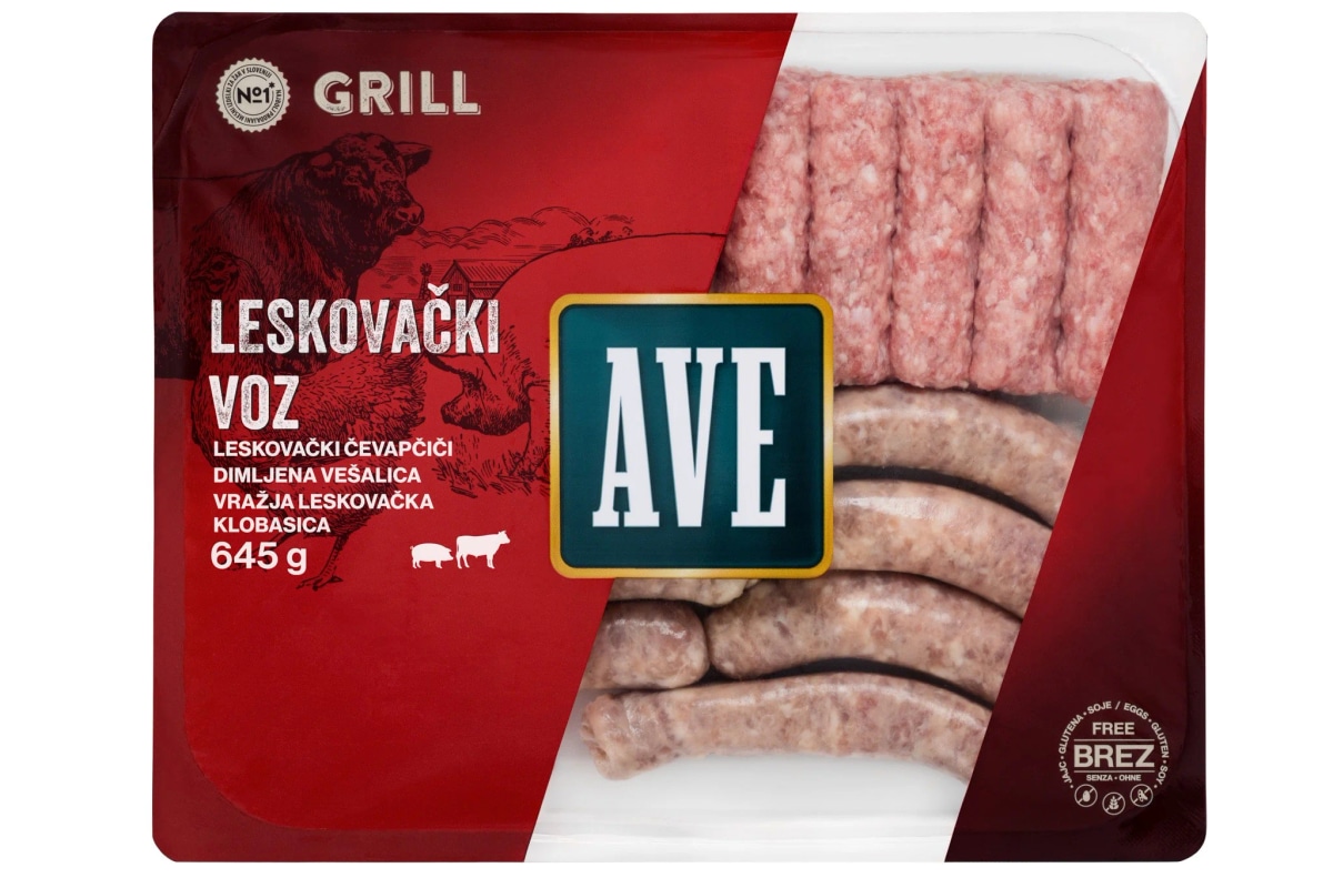 Leskovački čevapčiči Ave Grill 960 g - Akcija v trgovini Mercator