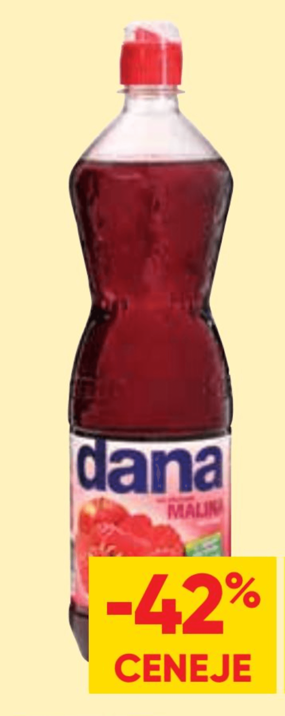 Sirup Dana 1 l Akcija v trgovini Tuš