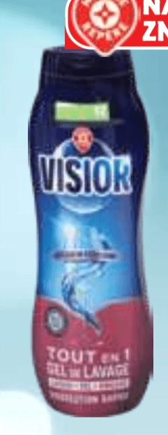 Gel za strojno pomivanje posode Visior 900 ml ali do 52 pranj - Akcija v trgovini E.Leclerc