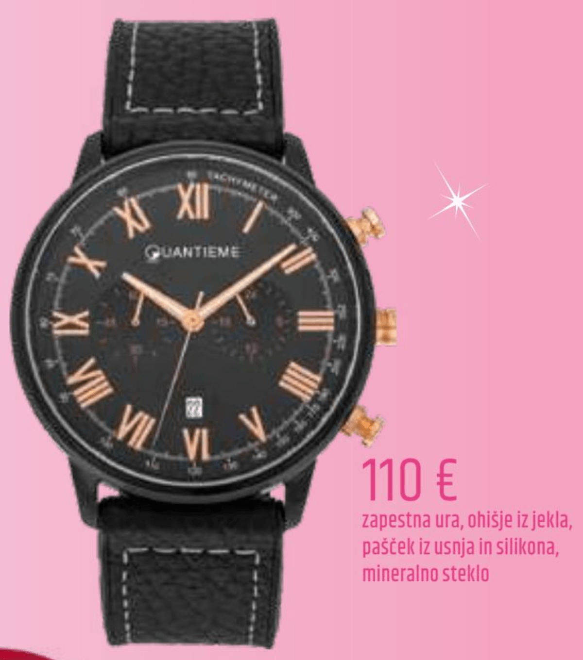 QUANTIEME Zapestna ura - Akcija v trgovini E.Leclerc