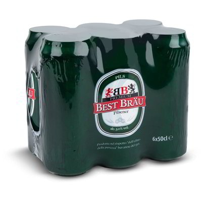 Pivo Premium Pilsner 500 ml BEST BRÄU - Akcija v trgovini Eurospin