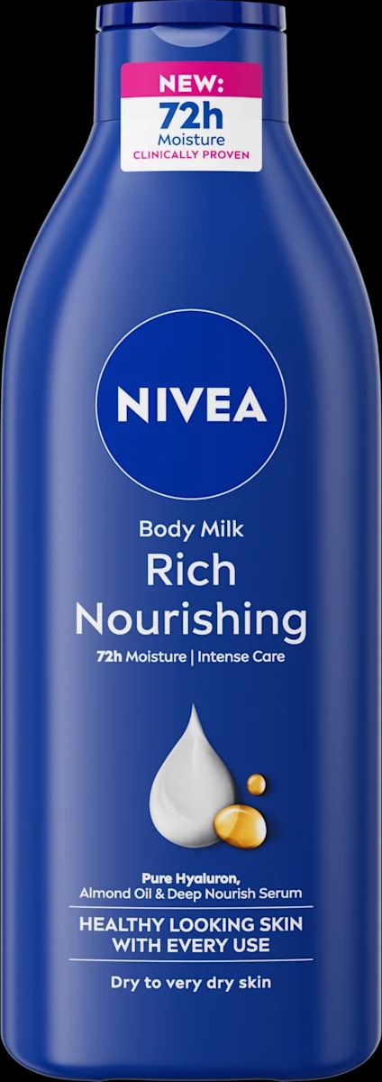 Nivea Rich Nourishing mleko za telo 400 ml ali 250 ml Akcija v trgovini Tuš