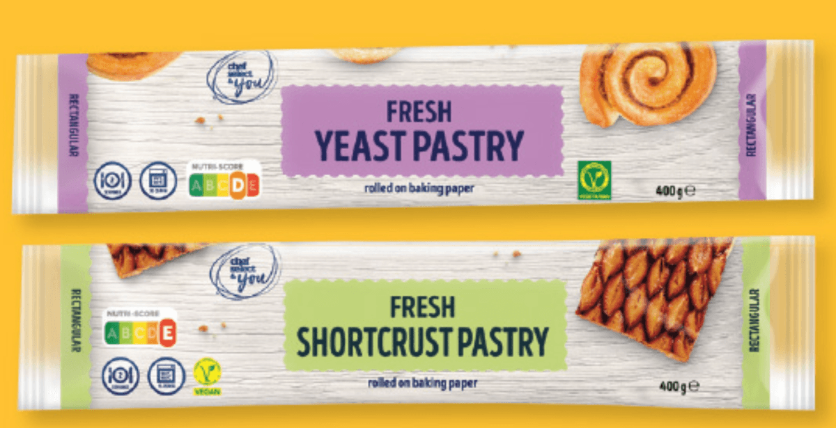 Kvašeno/krhko testo 400 g - Akcija v trgovini Lidl