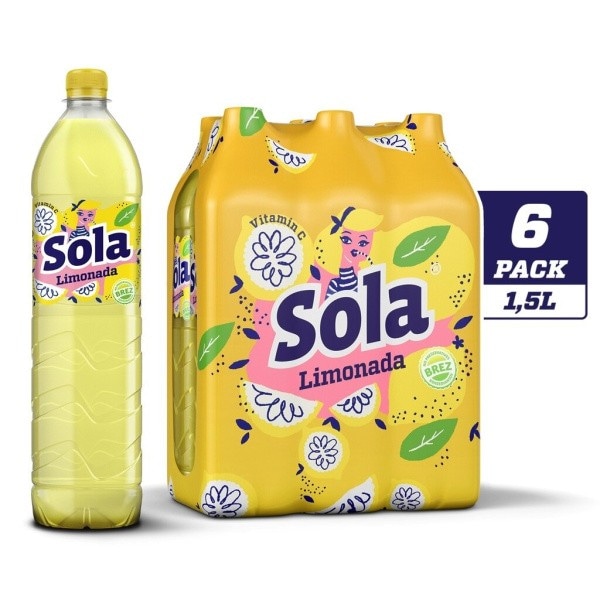 Sola pijača bezeg in limona 1,5 l Akcija v trgovini Tuš