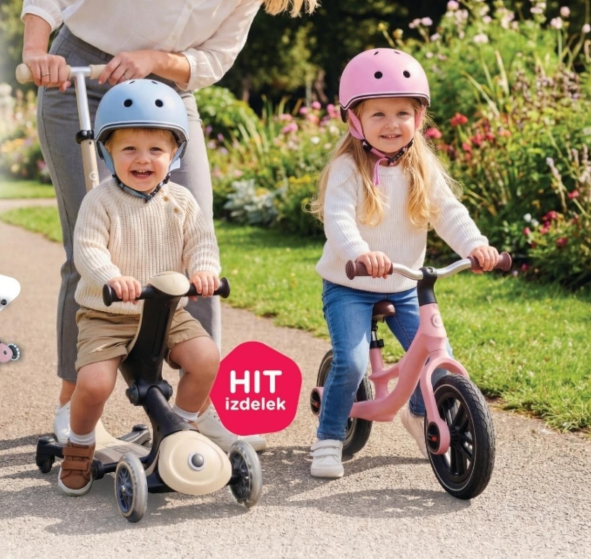 Globber Poganjalec Go Up Deluxe 360° - Akcija v trgovini Baby Center