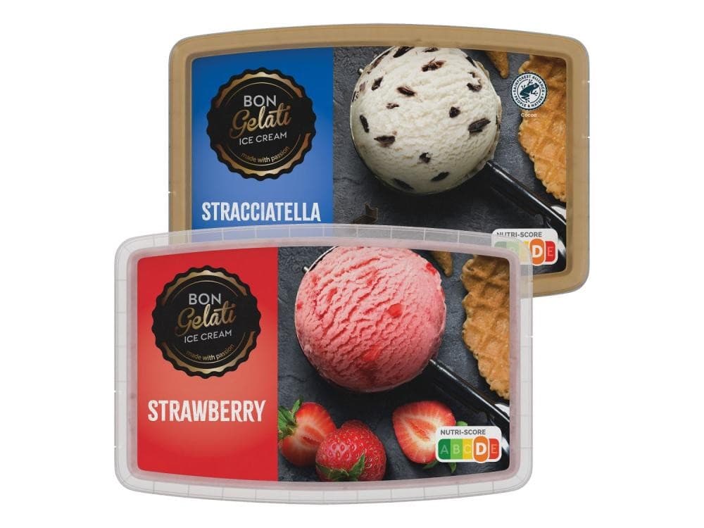 Bon Gelati Premium Ice Cream sladoled v banjici Akcija v trgovini Lidl