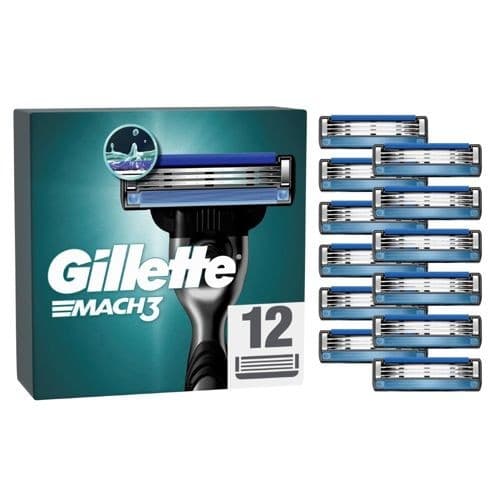 Nastavek za britje Gillette Mach3 12 kosov Akcija v trgovini E.Leclerc