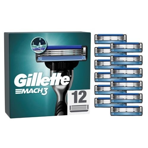 Nastavek za britje Gillette Mach3 12 kosov Akcija v trgovini E.Leclerc