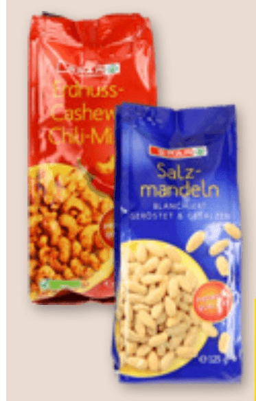 Oreščki 150 g ali 125 g SPAR - Akcija v trgovini Spar