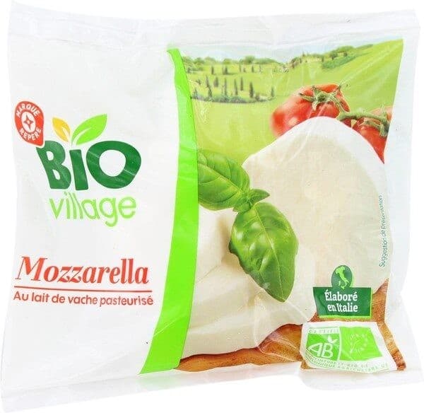 Sir Mozzarella Bio Village 125 g Akcija v trgovini E.Leclerc