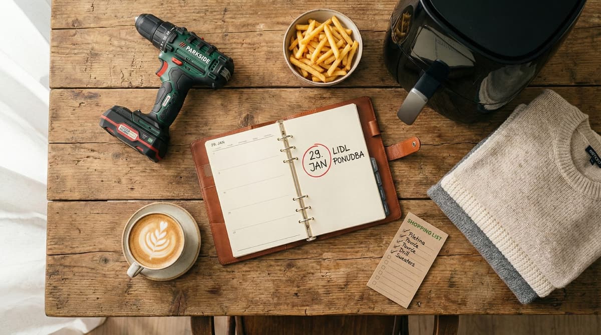 Lidl tedenska ponudba in akcije: Parkside, Silvercrest in moda (od 29.1.)