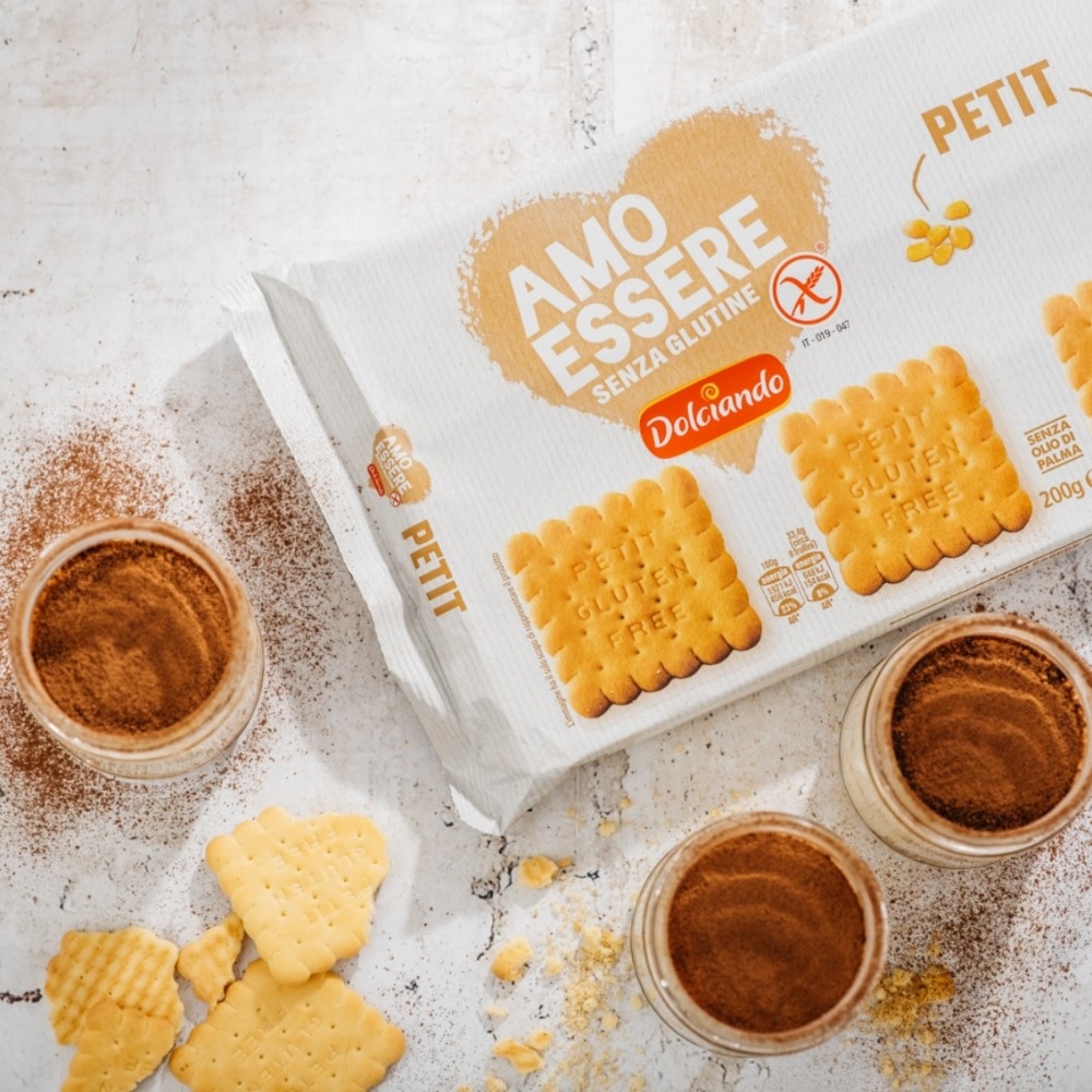 Krekerji brez glutena 240 g AMO ESSERE Akcija v trgovini Eurospin