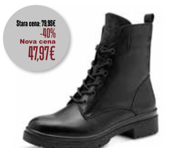 Tamaris Ženski čevlji - Akcija v trgovini Jager