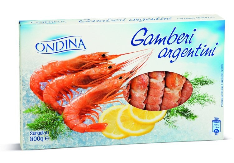 Ondina Argentinske kozice 800 g - Akcija v trgovini Eurospin