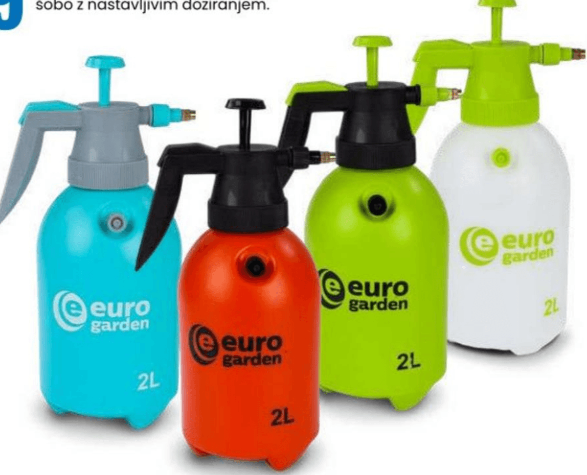 ROČNA ŠKROPILNICA 2 L - Akcija v trgovini Eurospin