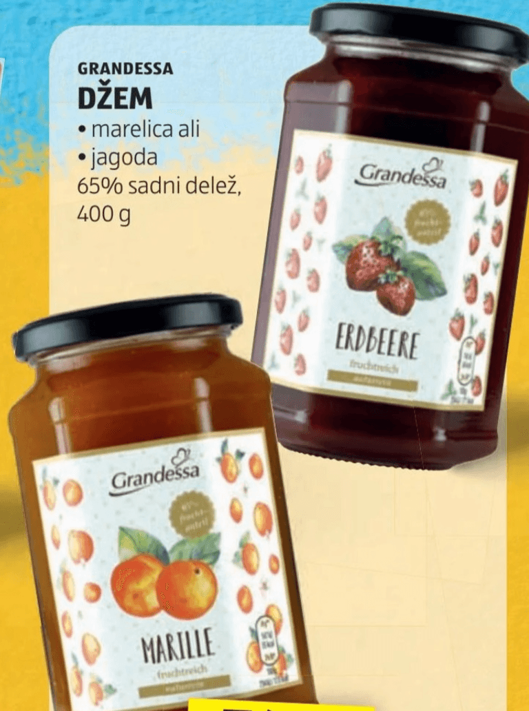 Grandessa Džem 400 g Akcija v trgovini Hofer