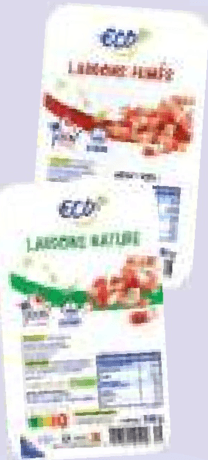 Koščki slanine Eco+ 180 g Akcija v trgovini E.Leclerc