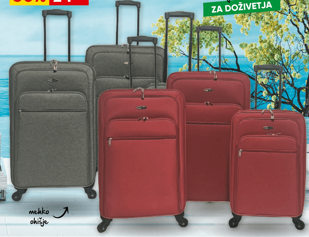 Potovalni kovček - Akcija v trgovini Spar