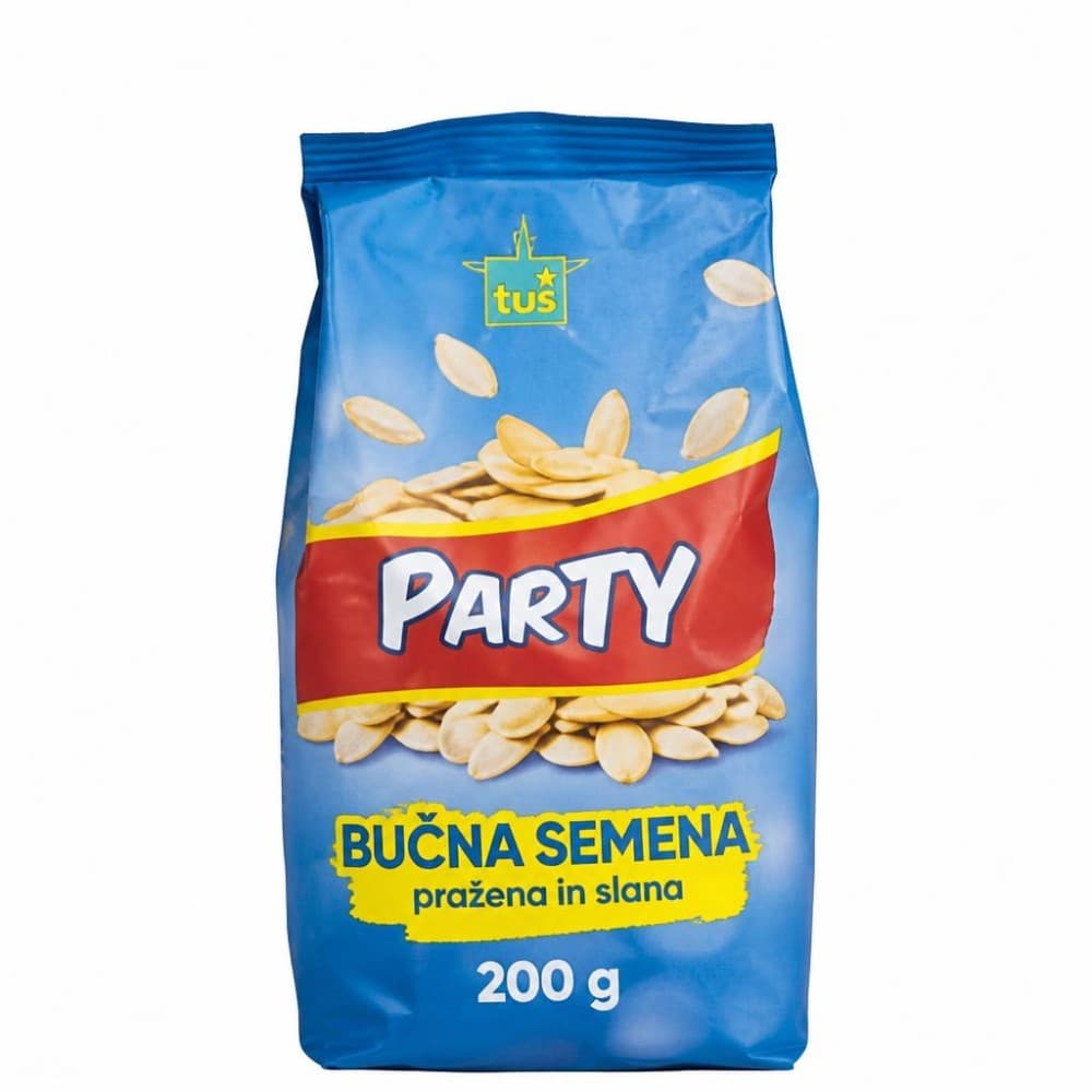 Party bučna semena 200 g Akcija v trgovini Tuš