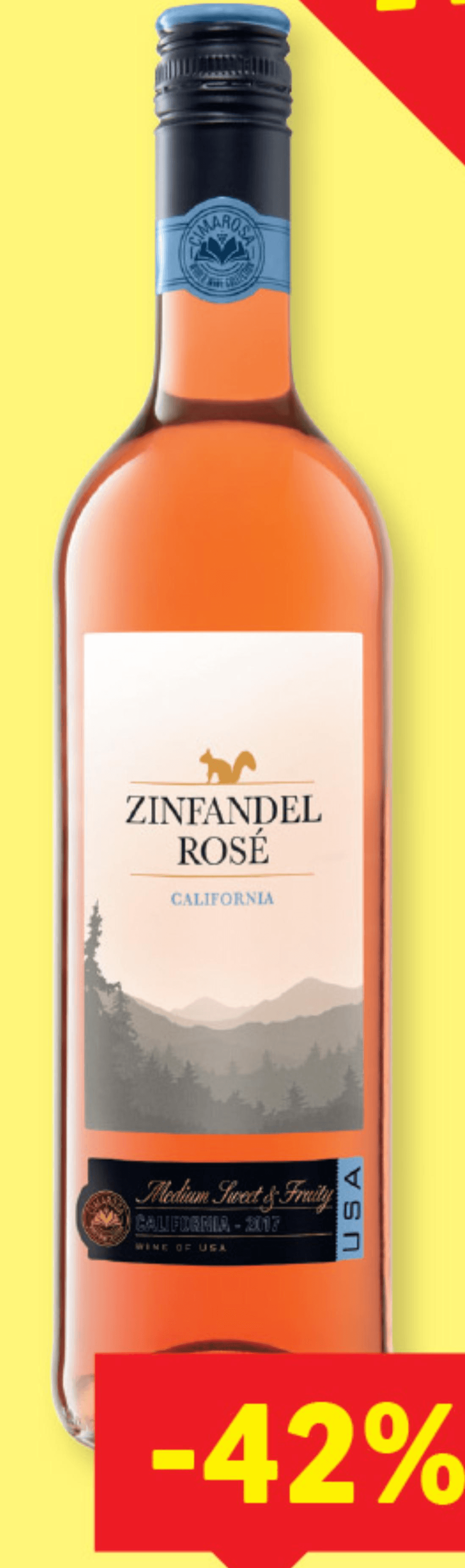 Cimarosa Zinfandel Rosé 0,75 l - Akcija v trgovini Lidl